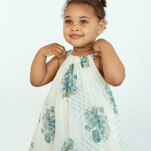 Pia Dress : Blue : Infant : Toddler : Tween