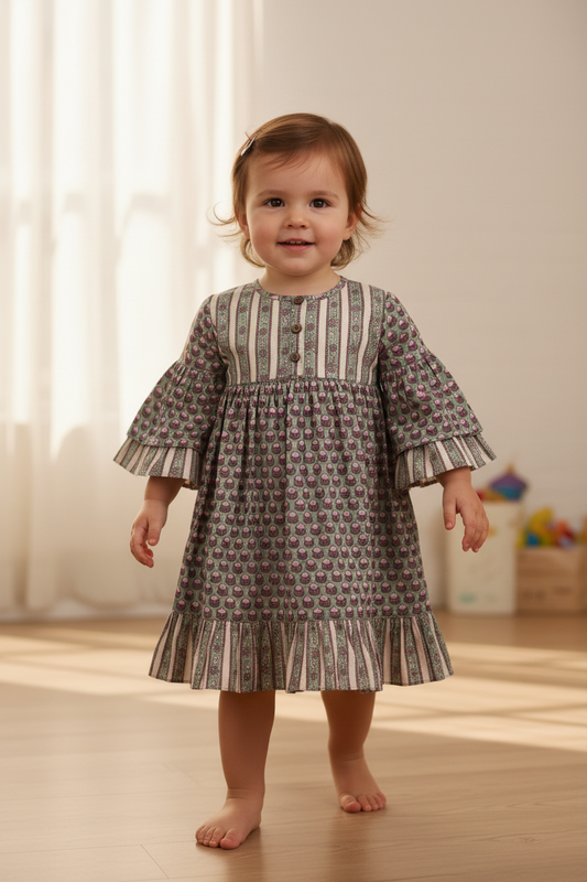 Bella Bee Dress : SAGE : Infant : Toddler : Tween