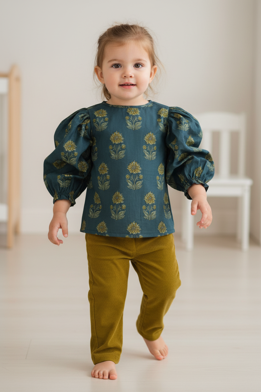 Rasa Top And Pant Set : MOSS GREEN : Toddler : Tween.