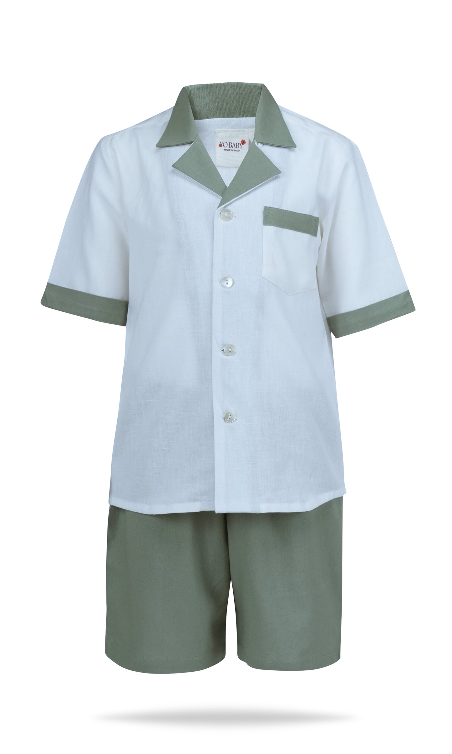 Contrast Shorts and Shirt Set : SAGE : Infant : Toddler : Tween