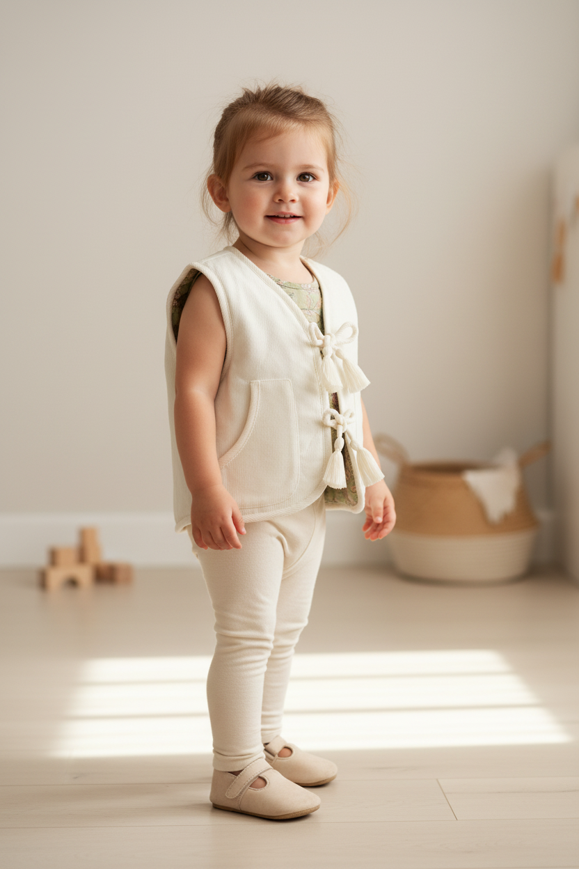 Ari Reversible Quilted Jacket : OFF-WHITE : Infant : Toddler : Tween