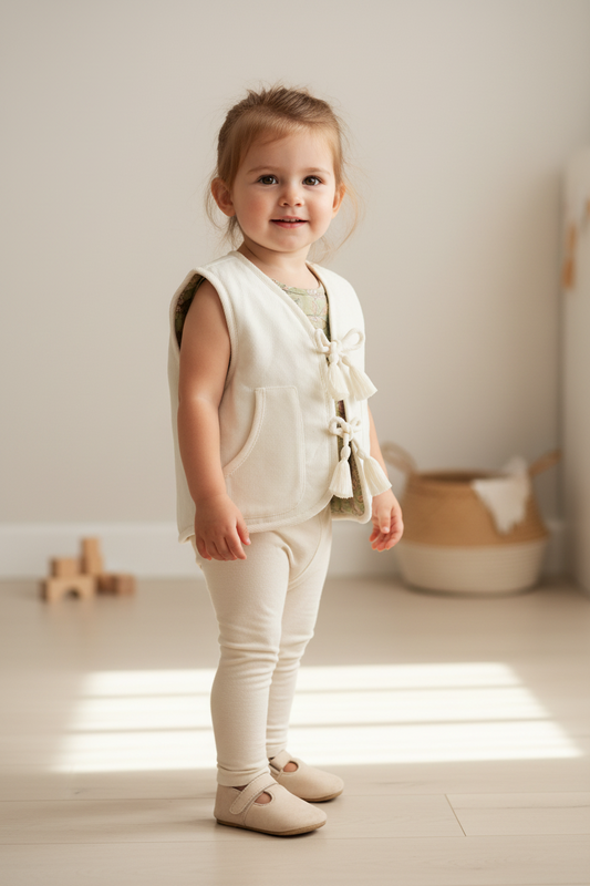Ari Reversible Quilted Jacket : OFF-WHITE : Infant : Toddler : Tween