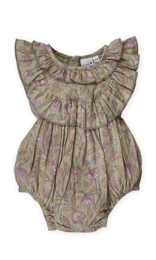 Ira Romper : SAGE : infant : Baby Girl