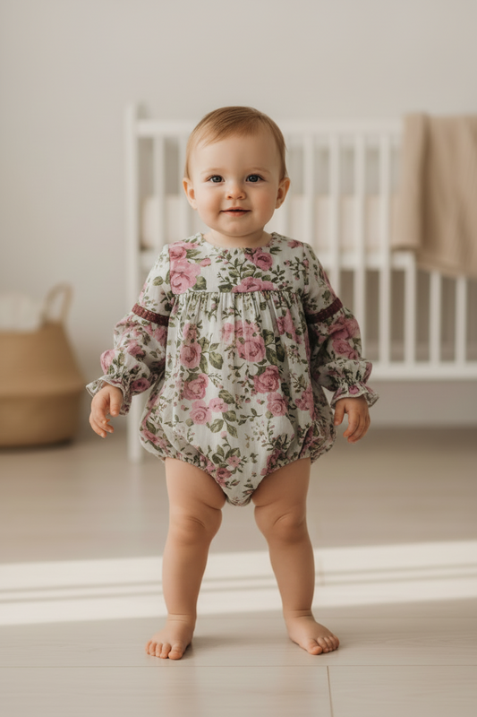 Esti Romper : WHITE : Infant : Baby Girl