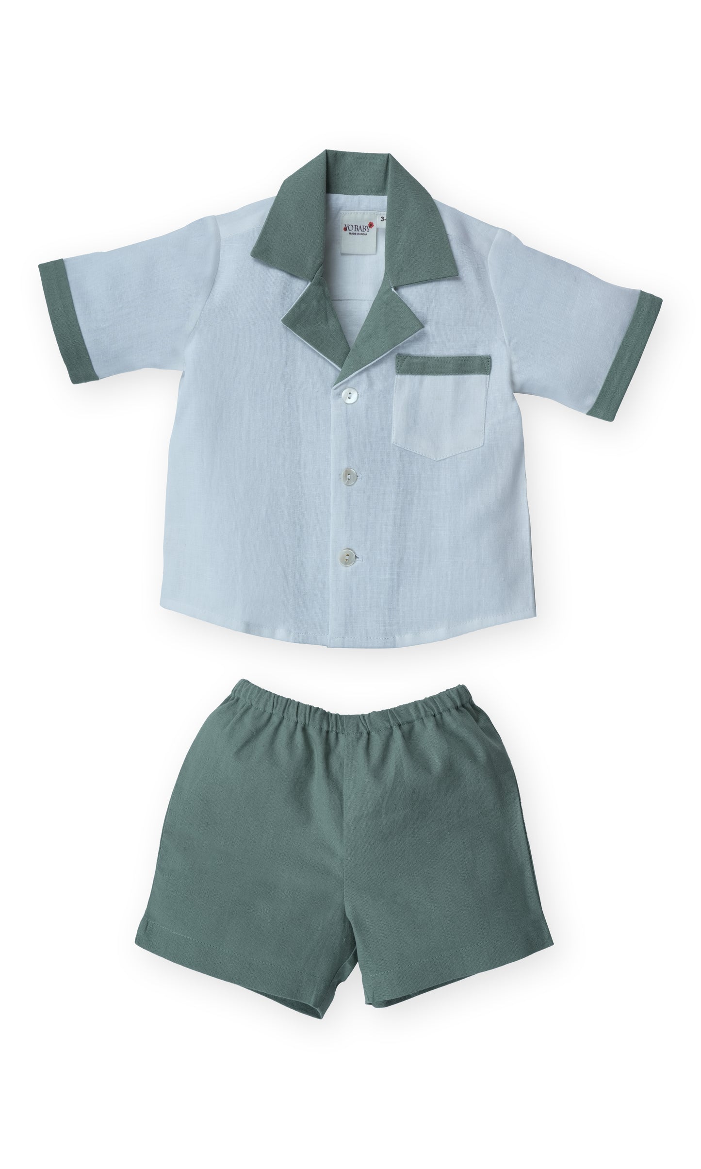 Contrast Shorts and Shirt Set : SAGE : Infant : Toddler : Tween