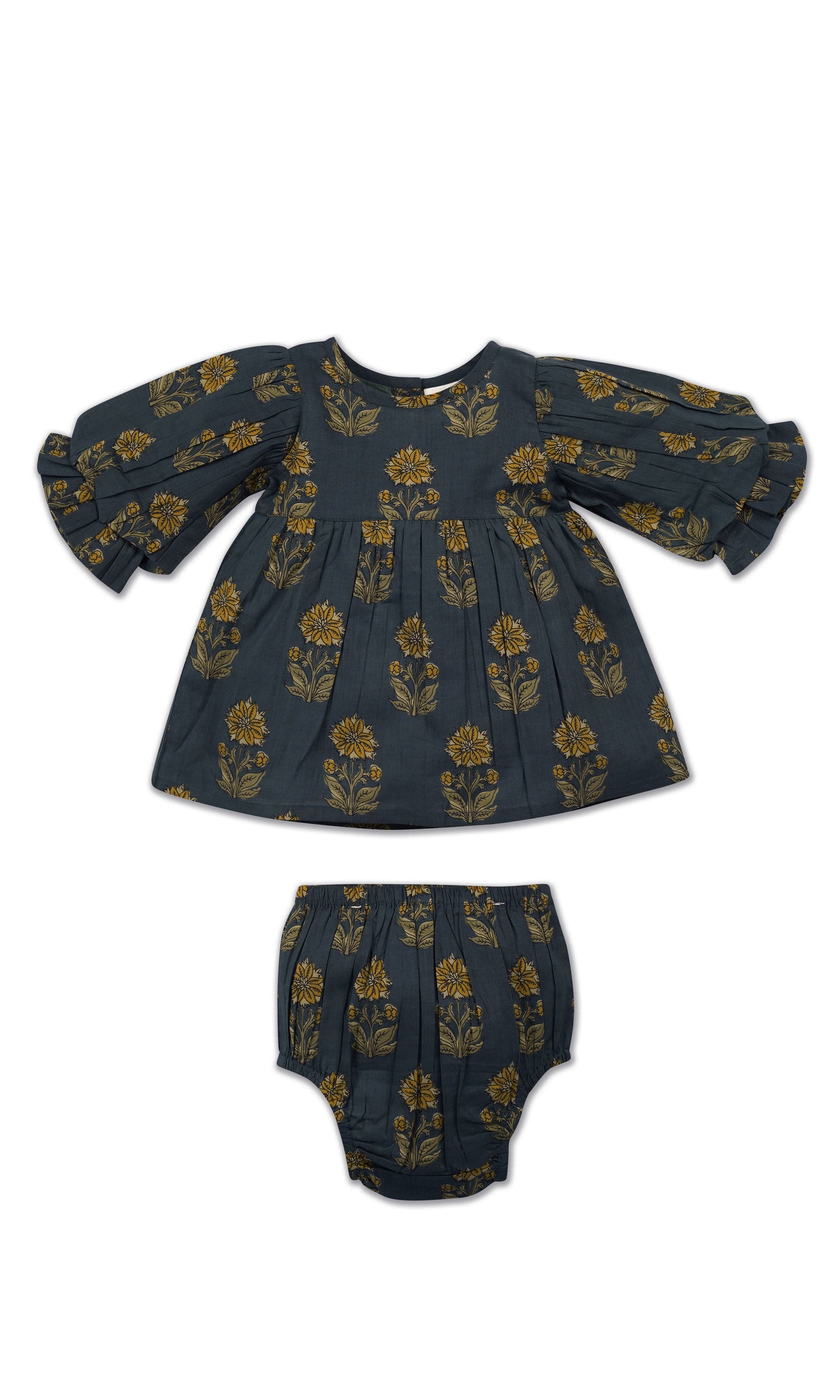 Rasa Dress : MOSS GREEN : Infant : Toddler : Tween
