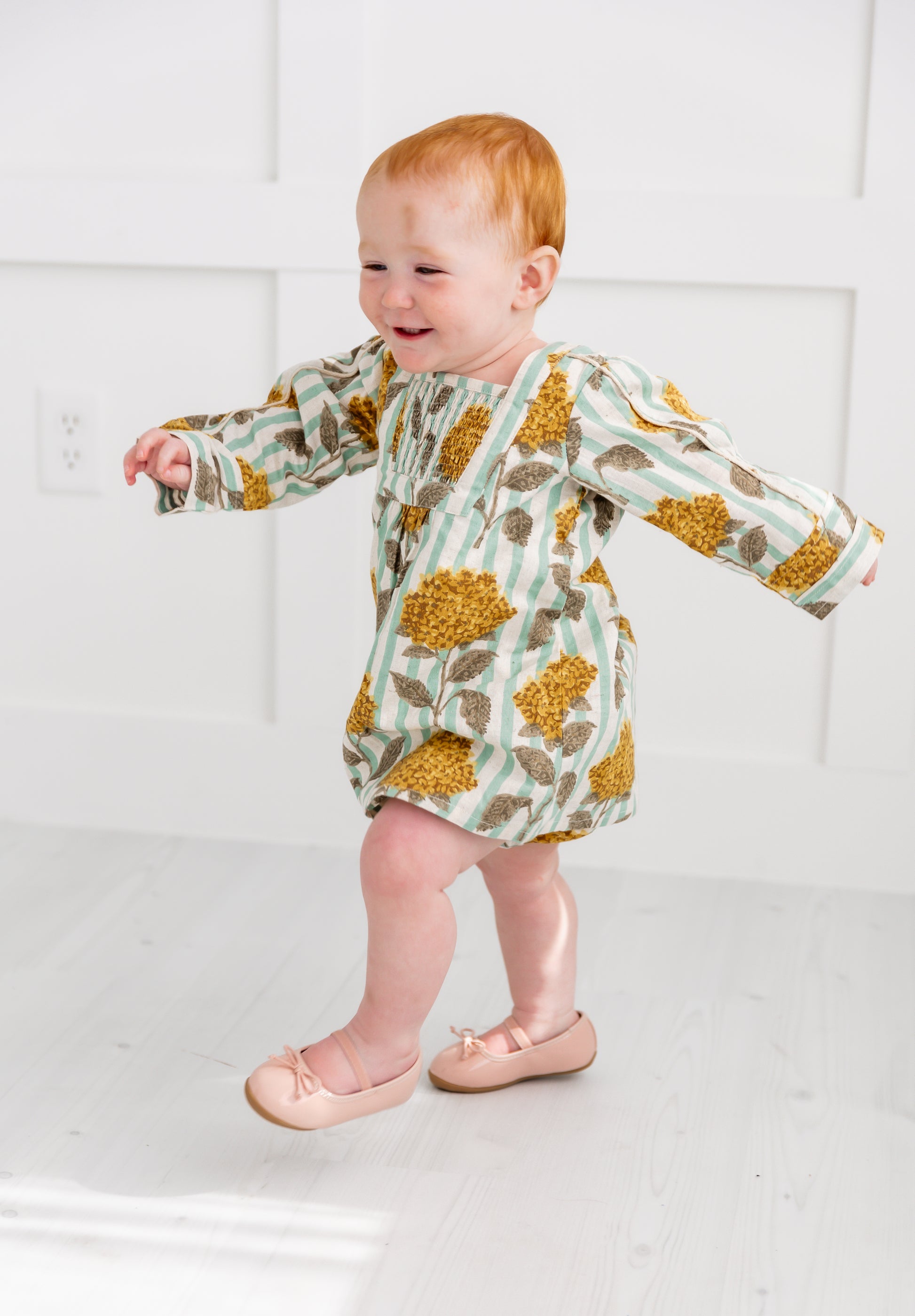 Long Sleeve Yellow Toddler Dress Mustard Floral Printed Long Sleeves Gathered Dress Long Sleeve Yellow Toddler Dress Mustard Floral Printed Long Sleeves Gathered Dress
