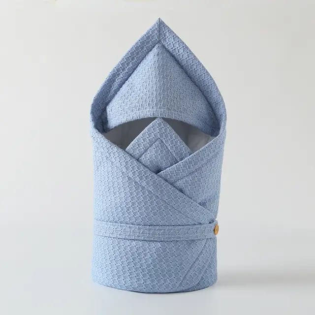 Quilted Waffle Swaddle Blanket/Sleeping Bag