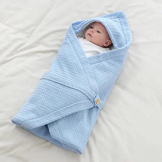 Quilted Waffle Swaddle Blanket/Sleeping Bag