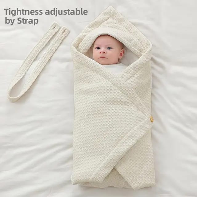 Quilted Waffle Swaddle Blanket/Sleeping Bag