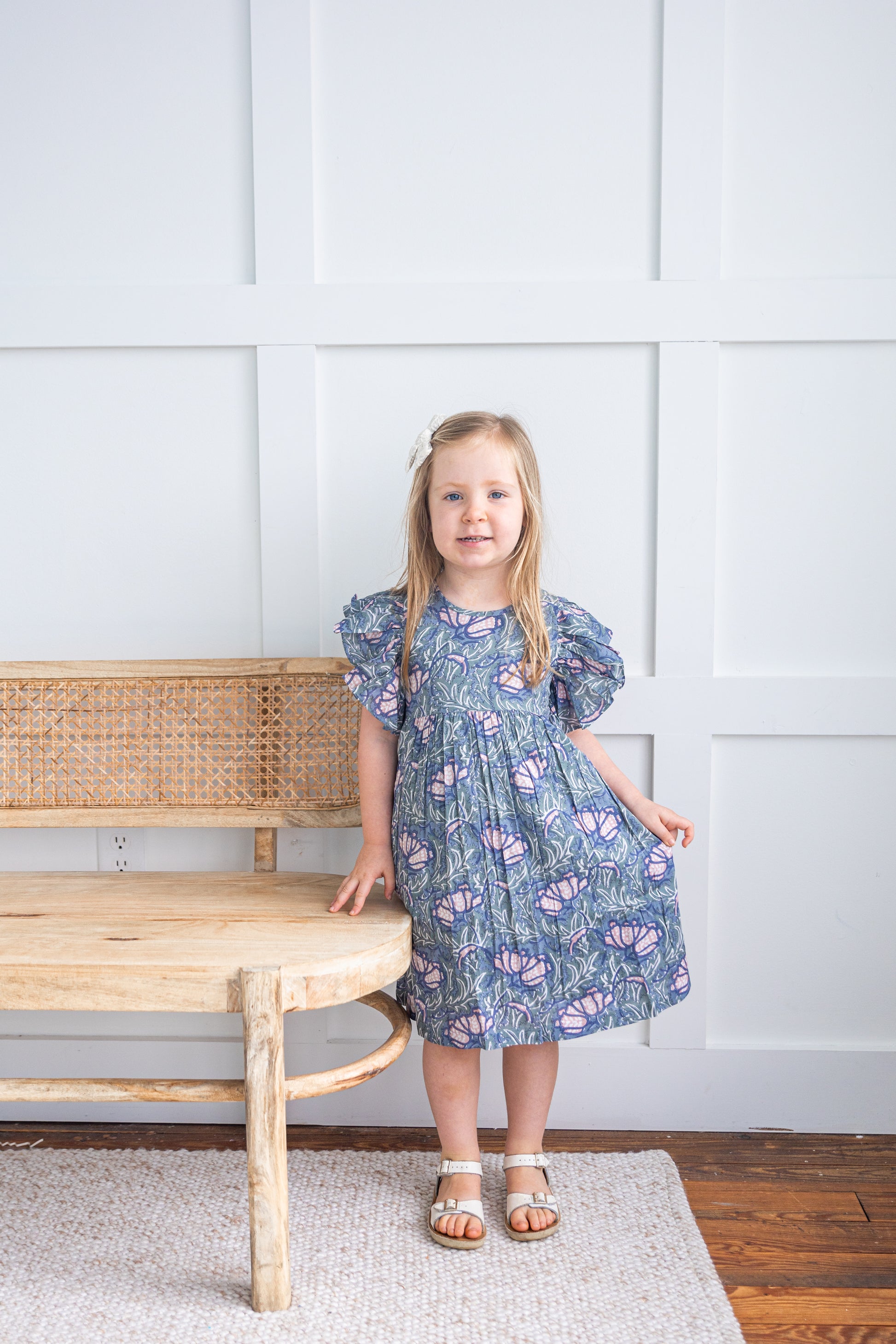 grey childrens dress Grey Flower girl dress
