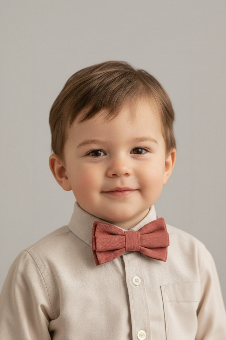 Solid Color Bow Tie Set 5Pcs