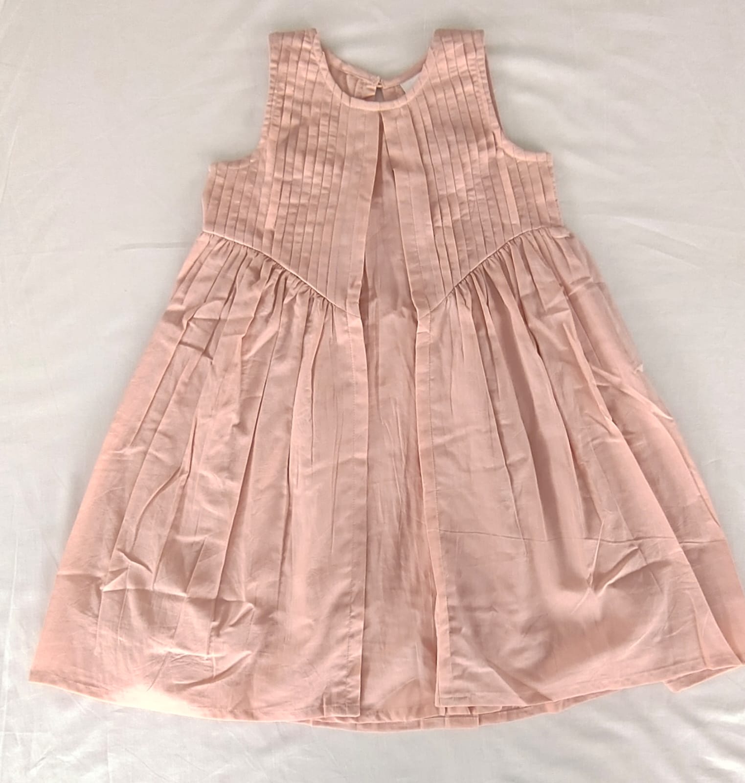 Dusty Pink Pintuck Gathered Dress Cotton Girls Dress | Infant to Tween 0-13 Years Dusty Pink Pintuck Gathered Dress Cotton Girls Dress | Infant to Tween 0-13 Years