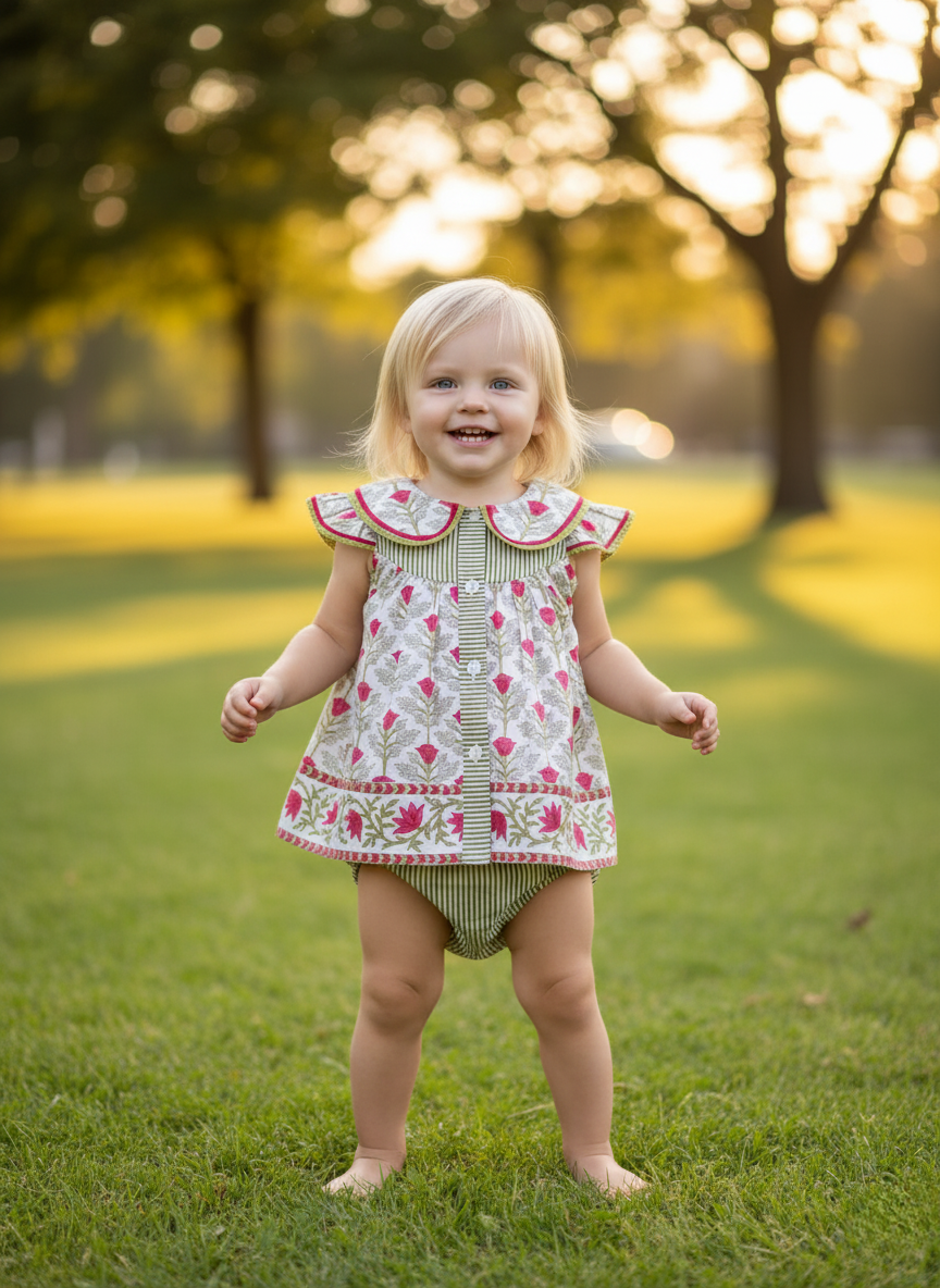 Isha Pant and Top Set : WHITE : Infant : Toddler : Tween