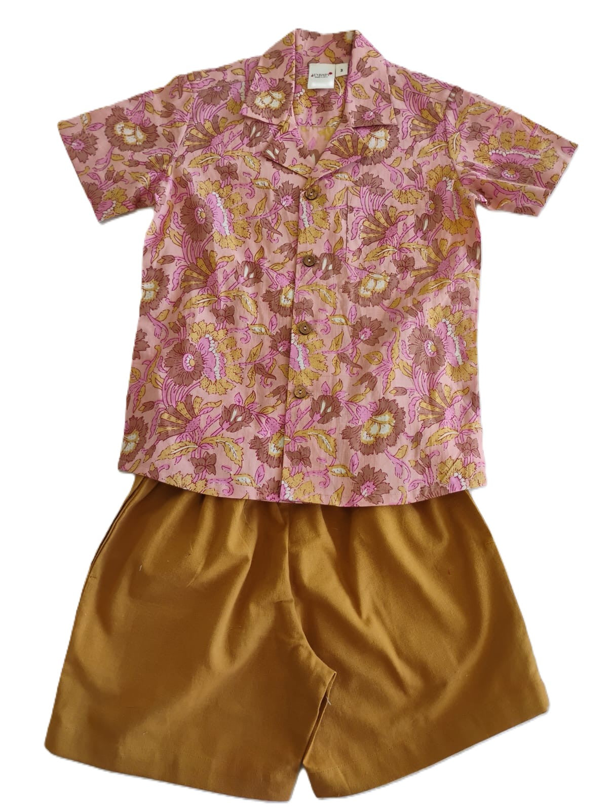 Samir Cord Set :PASTEL PINK  : Gender Neutral : Infant : Toddler : Tween