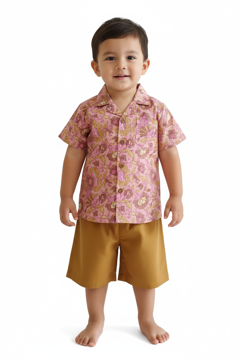 Samir Cord Set :PASTEL PINK  : Gender Neutral : Infant : Toddler : Tween