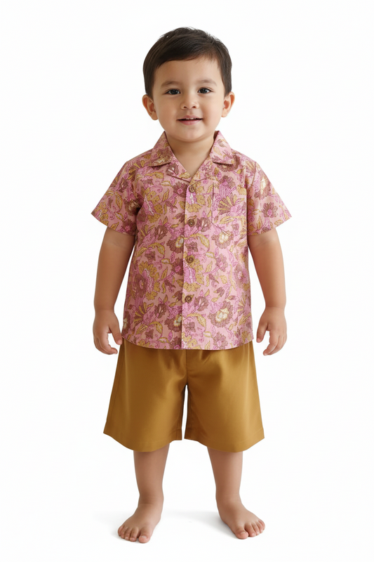 Samir Cord Set :PASTEL PINK  : Gender Neutral : Infant : Toddler : Tween