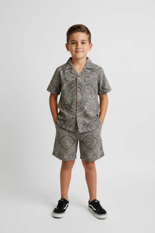 Samir Co-Ord Set : BLACK : Infant : Toddler : Tween