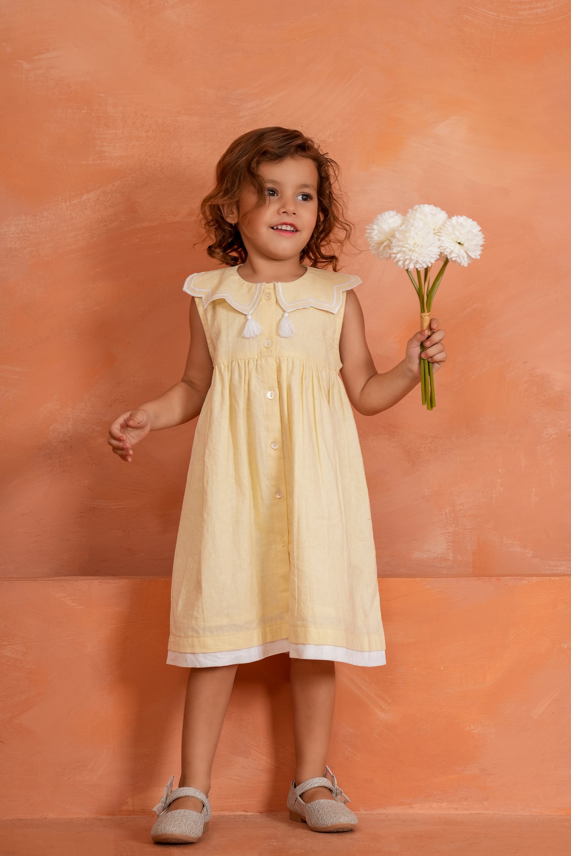 Royal Arches Dress : BUTTER YELLOW : Infant : Toddler : Tween Yo Baby Online Royal Arches Dress : BUTTER YELLOW : Infant : Toddler : Tween Yo Baby Online