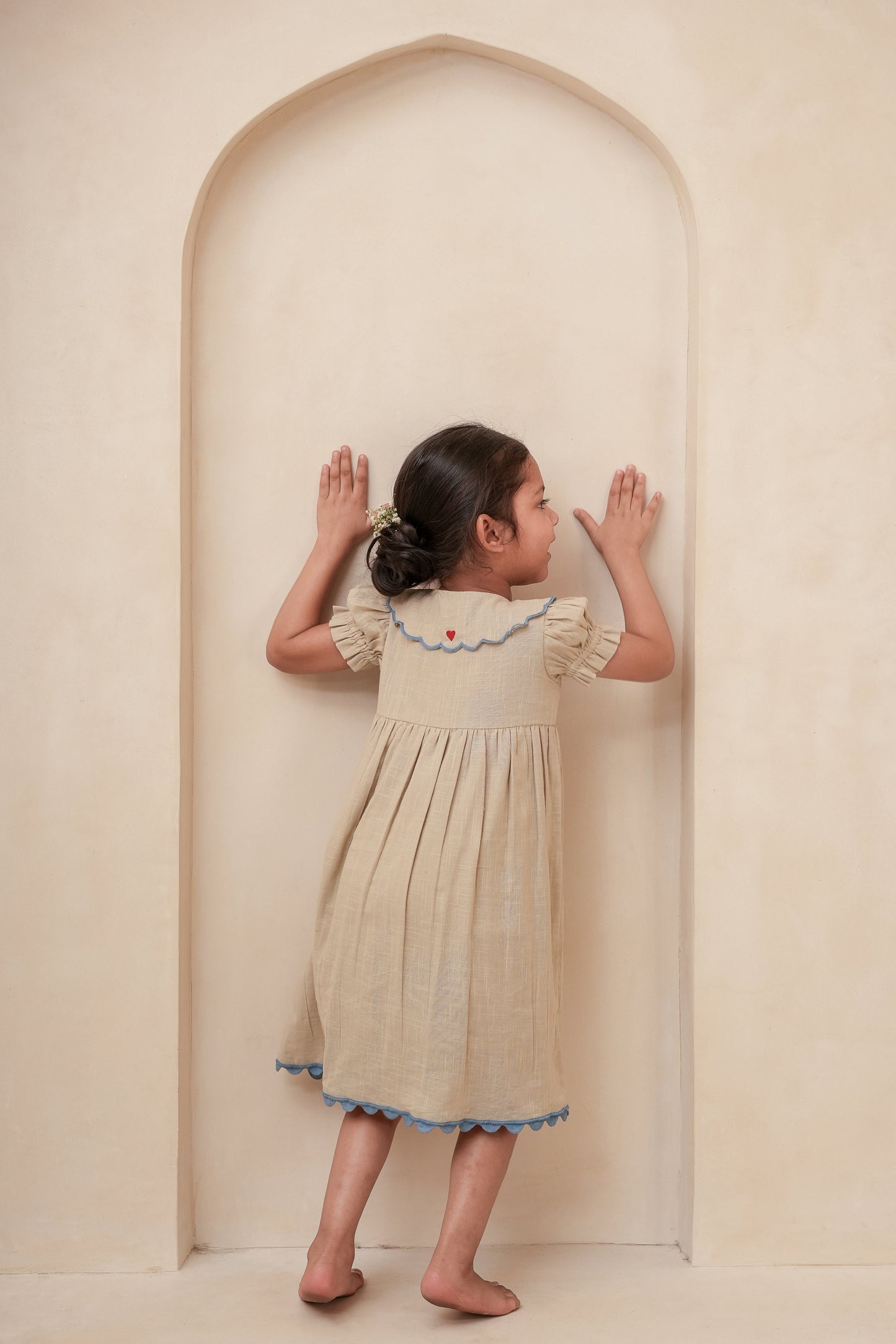 ARA DRESS : SAND : Infant : Toddler : Tween