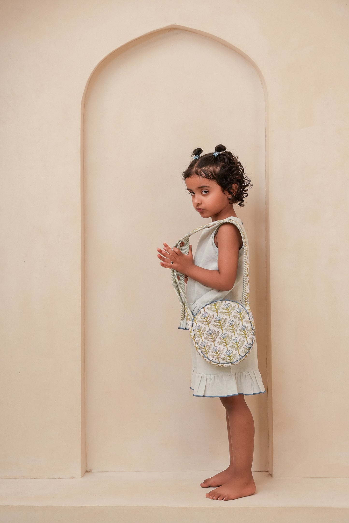 Shorts and Top Set Pastel Blue — Cotton Girls Co-Ord | Infant to Tween 0-13 Years