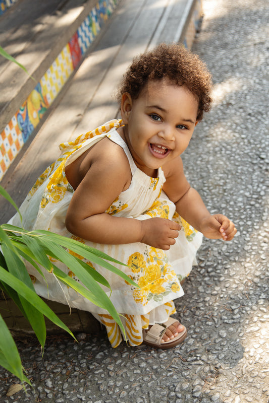 Pia Dress : Yellow : Infant : Toddler : Tween - Yo Baby Online