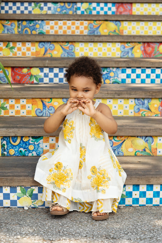 Pia Dress : Yellow : Infant : Toddler : Tween - Yo Baby Online