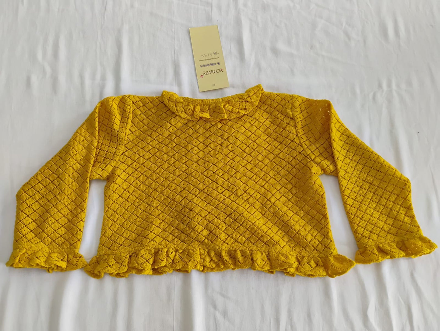 Ella Cardigan Mustard — Cotton Kids Cardigan | Infant to Tween 0-13 Years