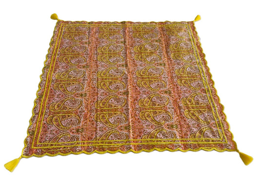 Embroidered Summer Scarf : YELLOW : One Size