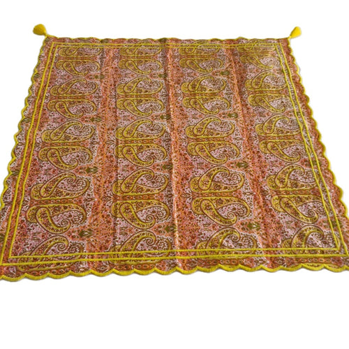 Embroidered Summer Scarf : YELLOW : One Size