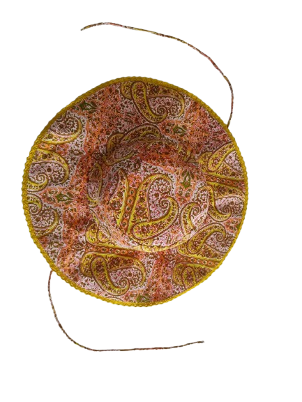 Printed Summer Hat : YELLOW : Infant : Toddler : Tween