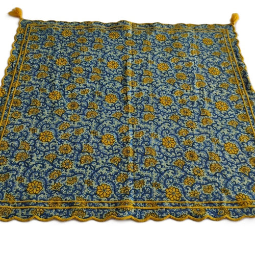 Embroidered Summer Scarf : BLUE : One Size