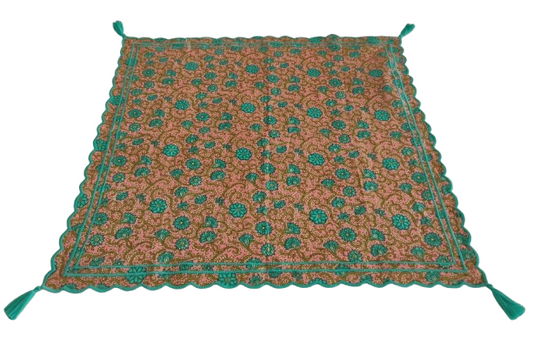 Embroidered Summer Scarf : PASTEL PINK : One Size