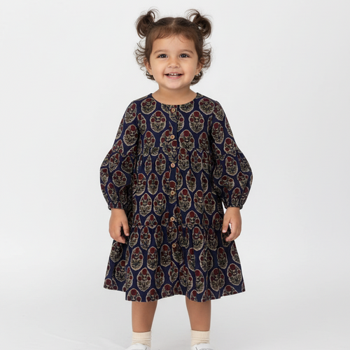 Jaipur Bloom Tiered Shirt Dress