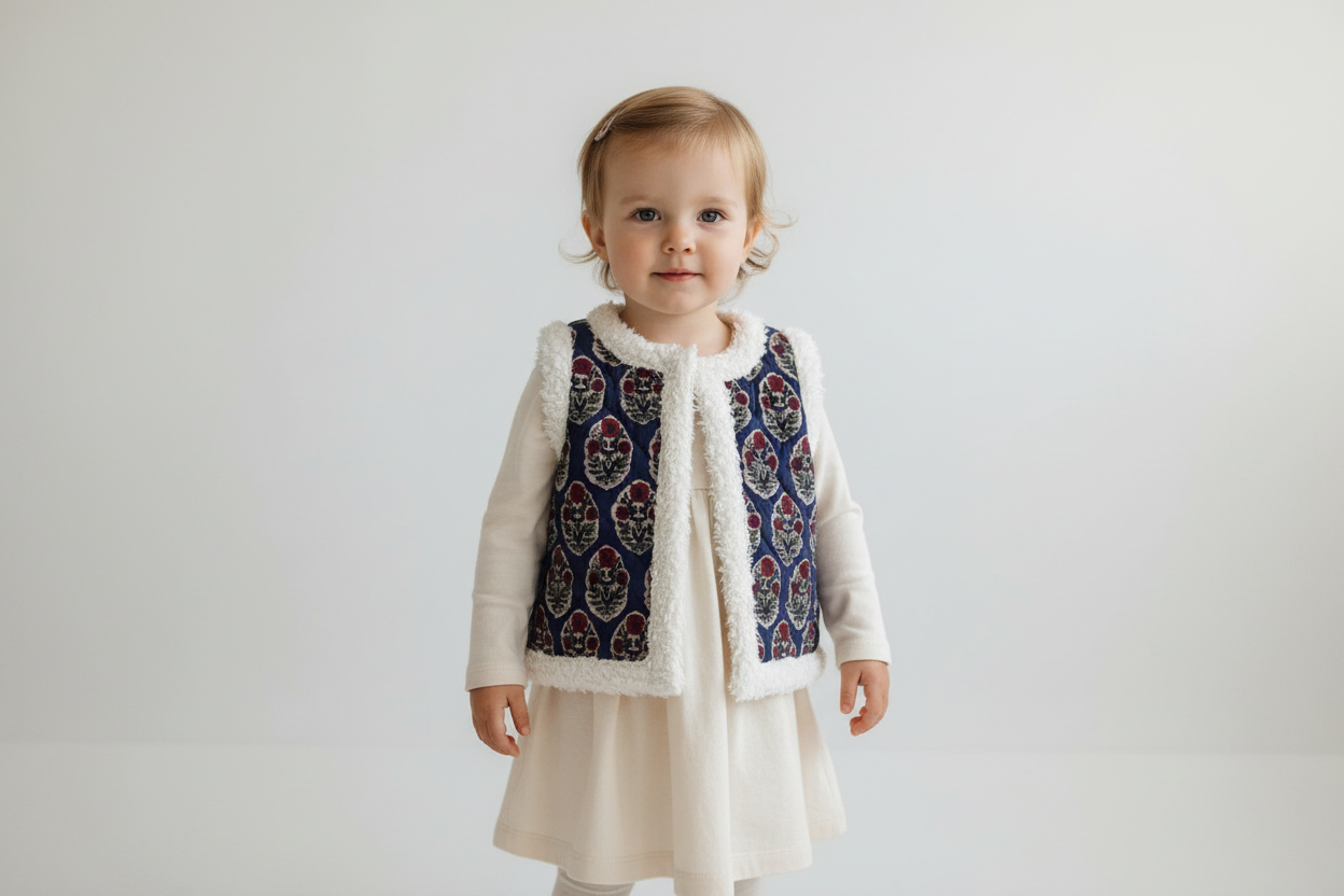 Gulnaar Printed Tassel Dress