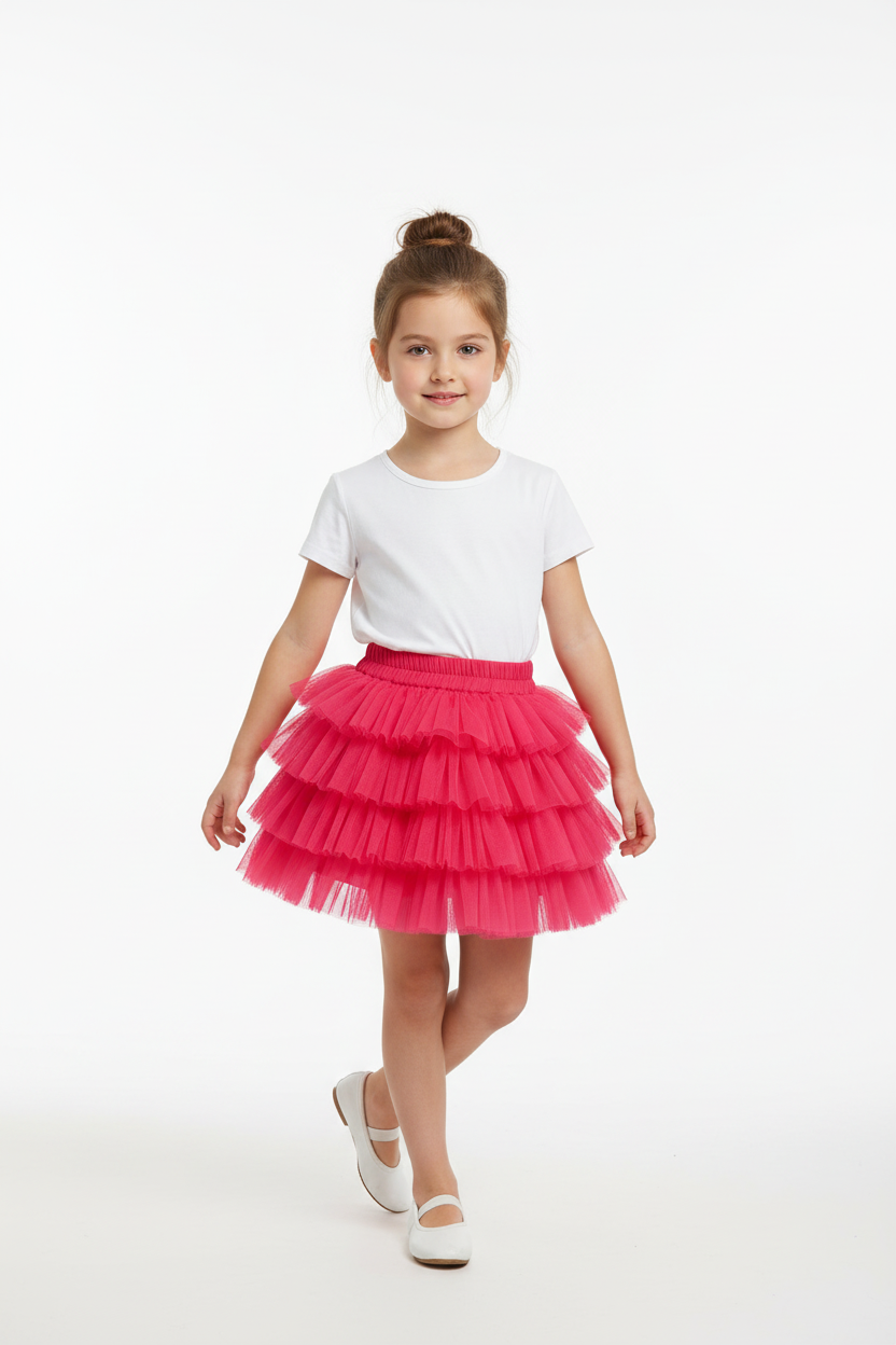 Folk Tiered Woven Skirt II