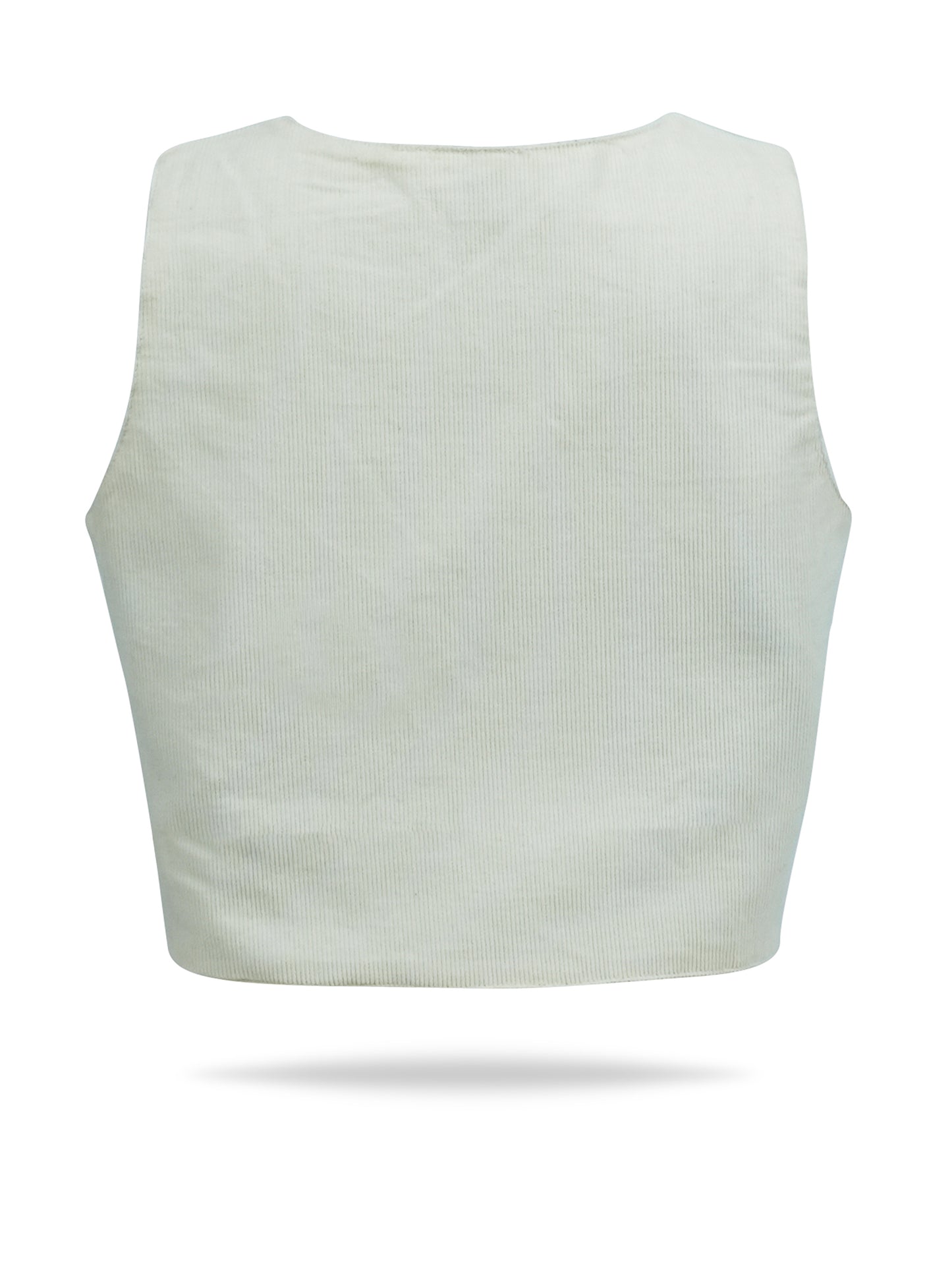Corduroy Vest : OFF-WHITE : Toddler : Tween : Unisex