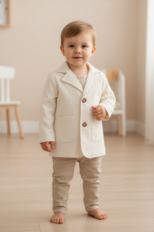 Corduroy Blazer : OFF-WHITE : Toddler : Tween