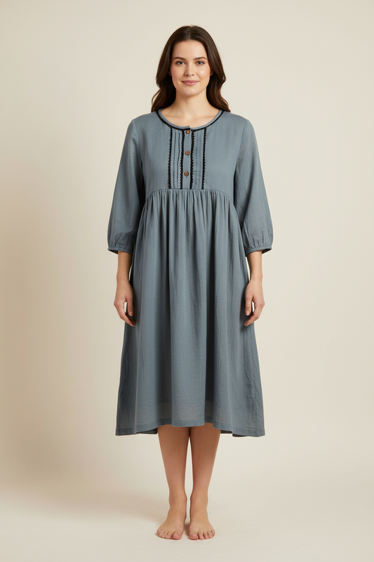 Grey with Black Lace Detail - Yo Baby Online