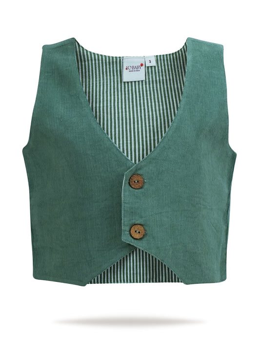Corduroy Vest : SAGE : Toddler : Tween : Unisex