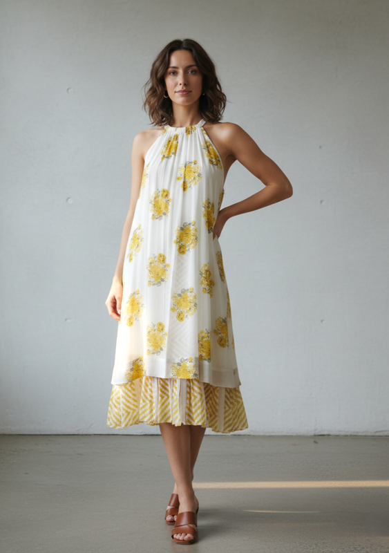 Pia Dress : Yellow : Infant : Toddler : Tween - Yo Baby Online