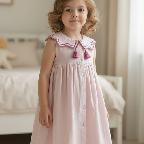 Royal Arches Dress : SOFT PINK : Infant : Toddler : Tween