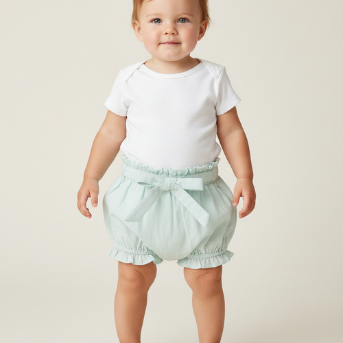 Set of 3 - Short - Style Diaper Covers with Belt