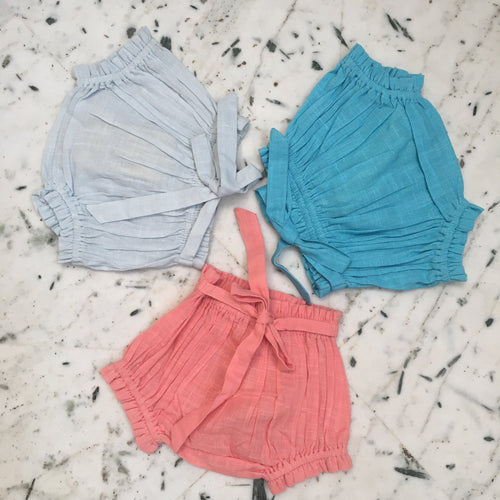 Set of 3 - Short - Style Diaper Covers with Belt