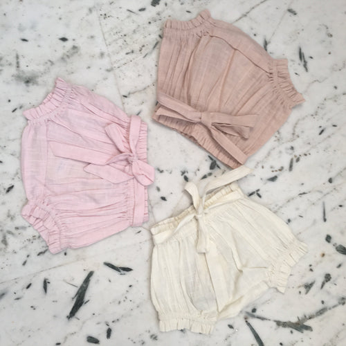 Set of 3 - Short - Style Diaper Covers with Belt