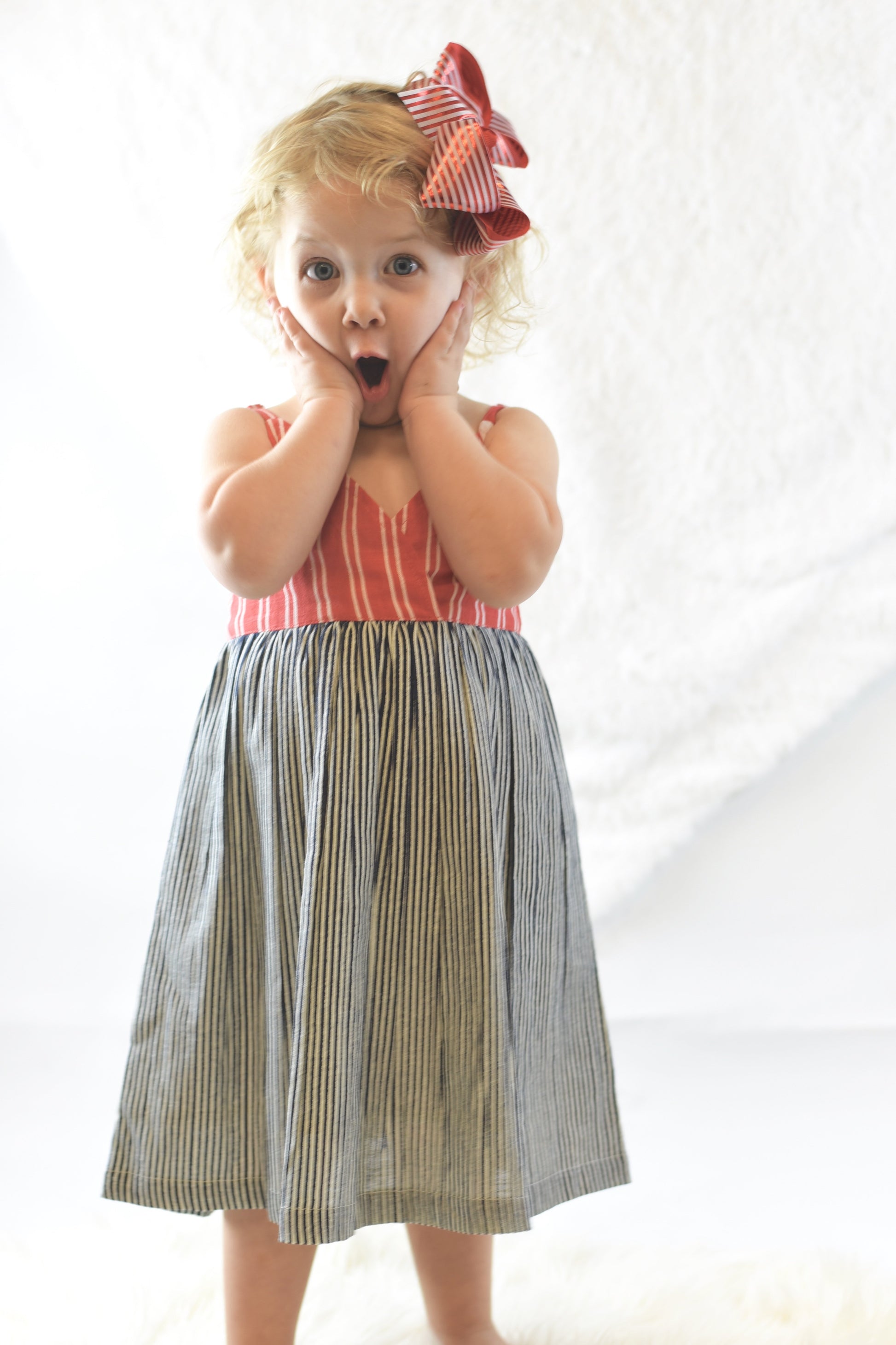 Stripe Halter Dress