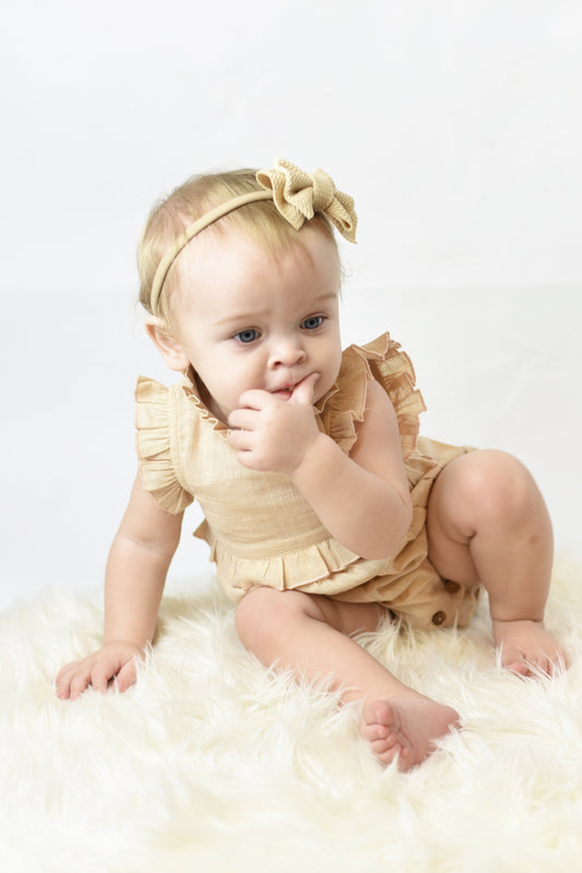 Blush Ruffles Infant Romper