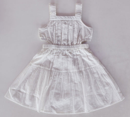 Ecru Cut-Out Dress