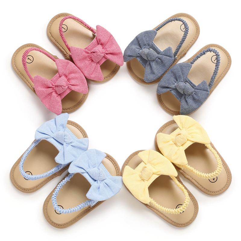 Baby Girl Bow Sandals - Yellow Yo Baby Wholesale 