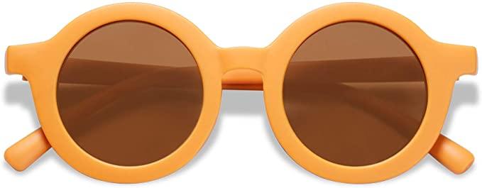 Kids Sunglasses with UV Protection Sunglasses Yo Baby Wholesale Mustard 